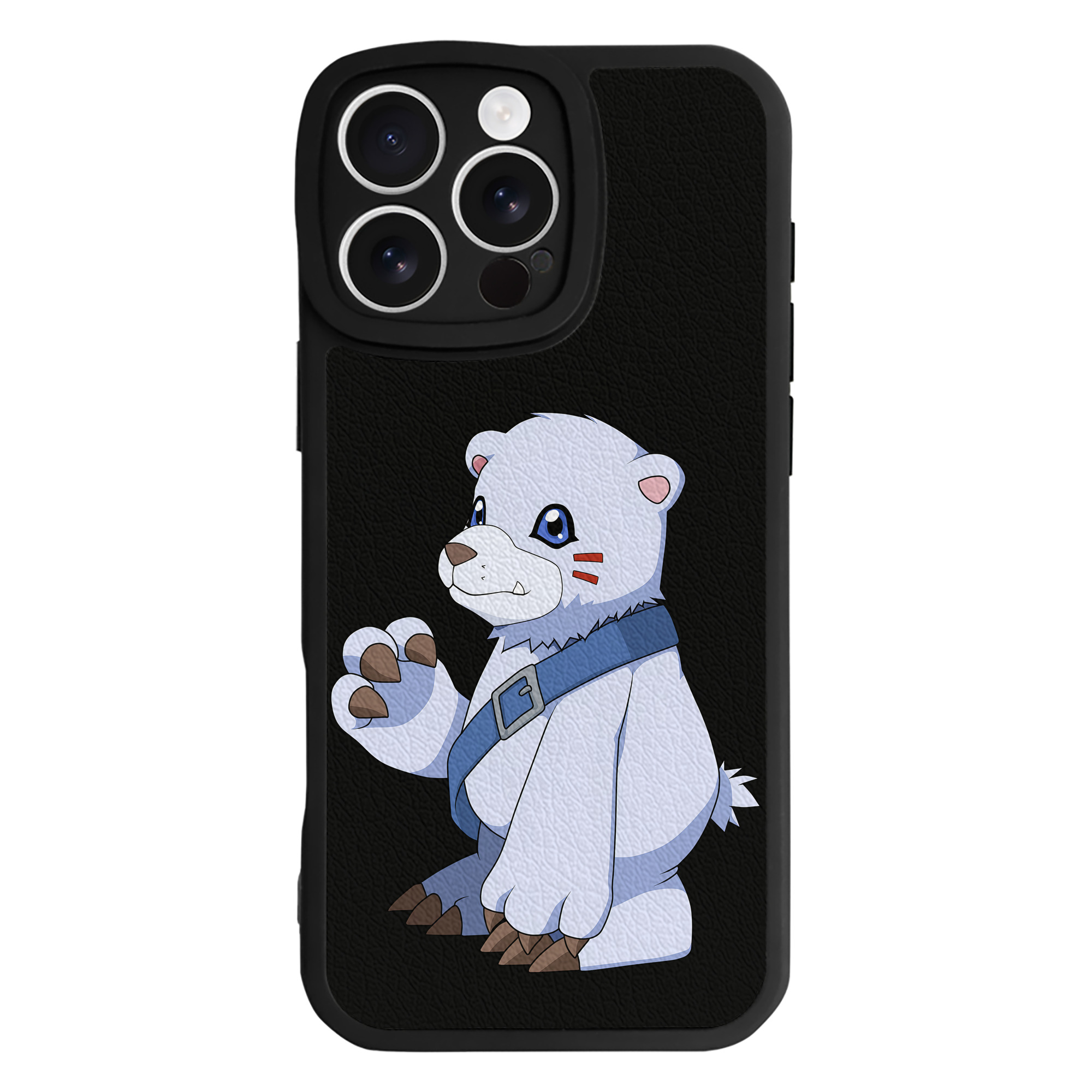 （画像用） Digimon デジタルモンスター/デジモン 【iPhone 16シリーズ対応】シリコンスマホケース（レザー調） 材質：シリコン